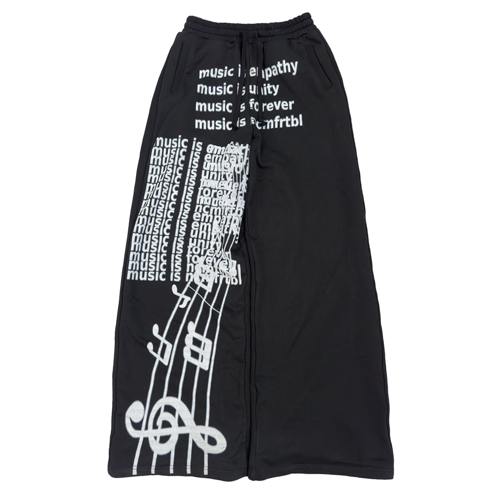 "music" sweatpants