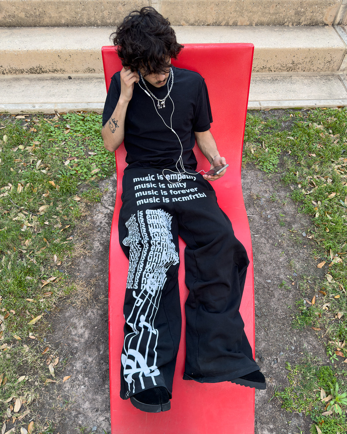 "music" sweatpants
