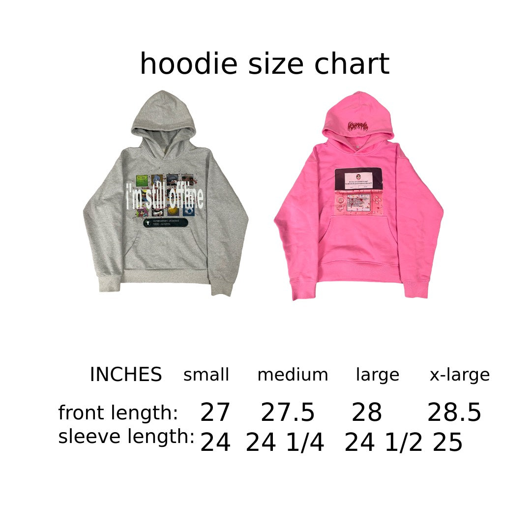 "offline" hoodie