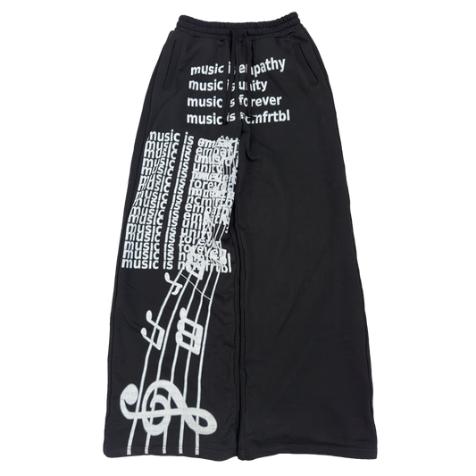 "music" sweatpants
