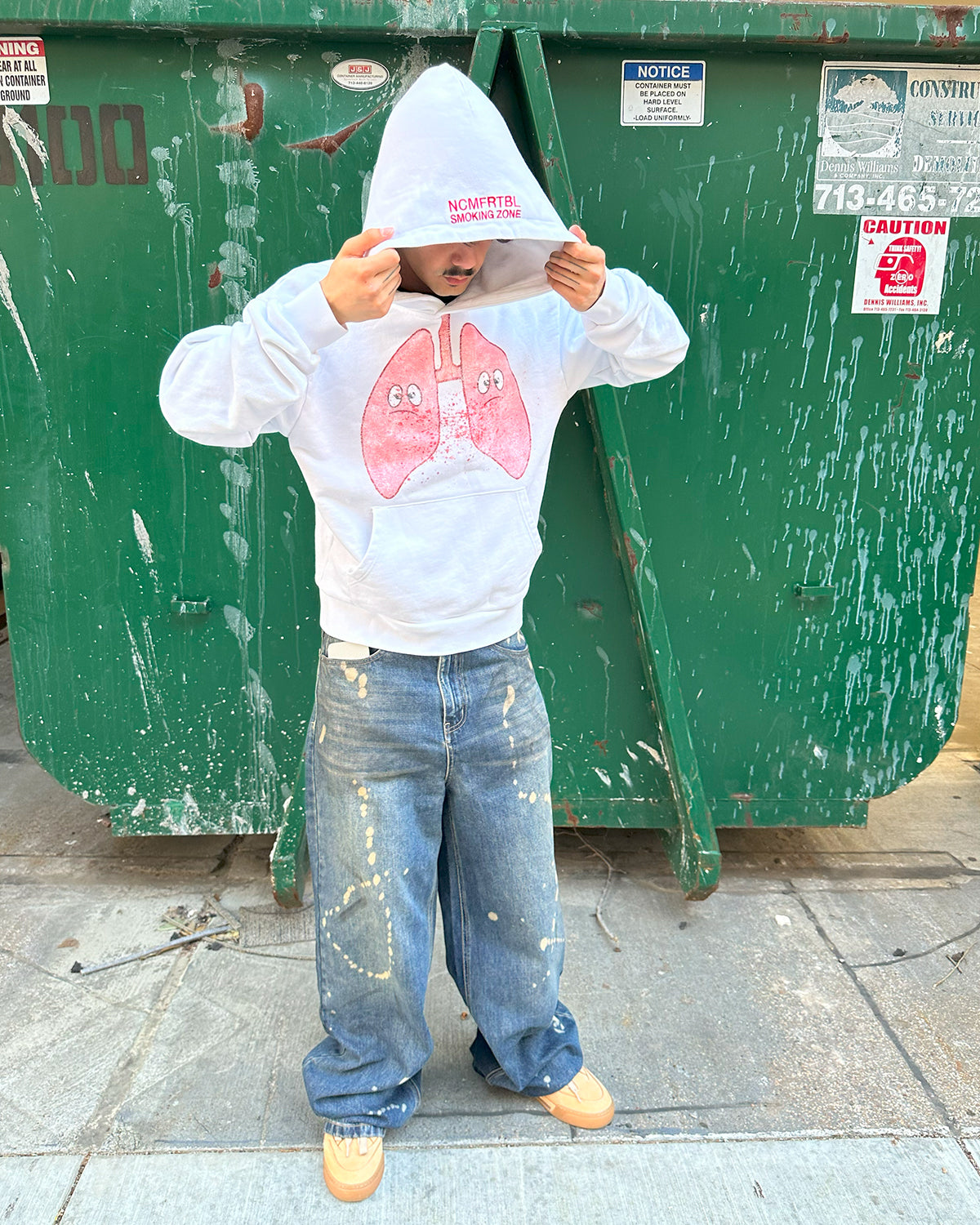 "smoke" hoodie